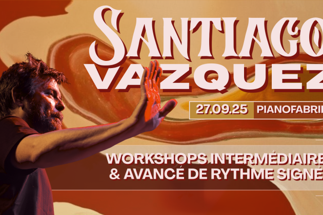 Workshop – Percussions & Rythmes Signés au Wolubilis