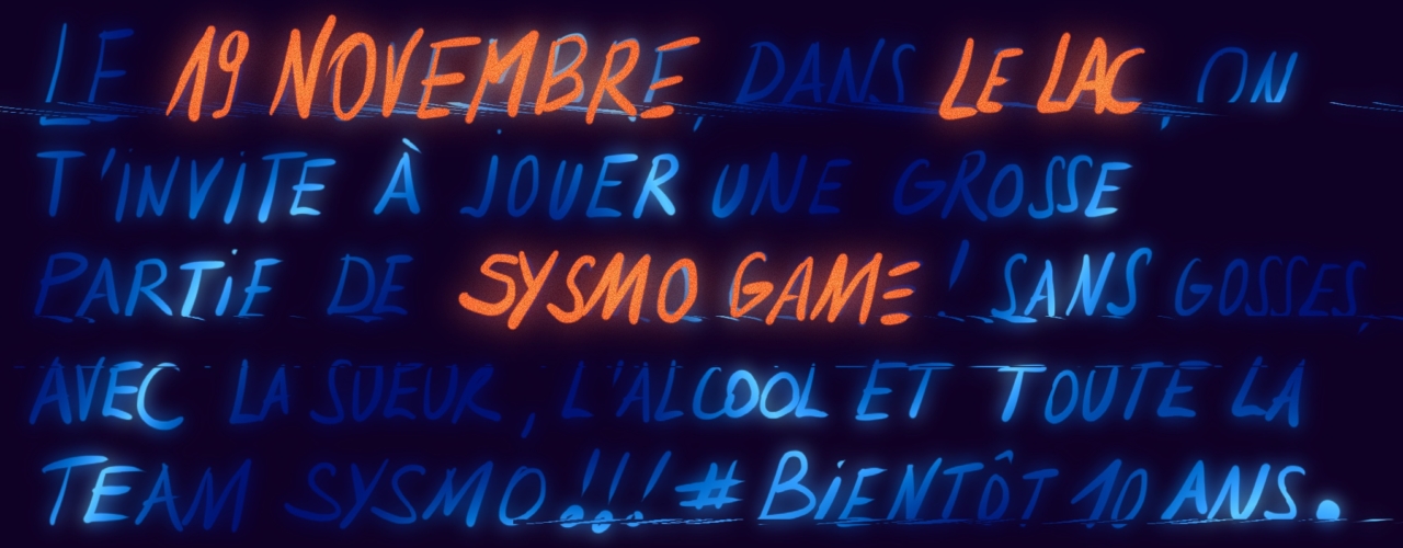 SYSMO GAME dans le Lac